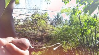 I attempted to milks in the woods