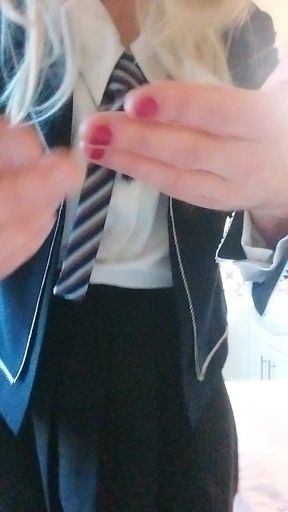 Horny Dolled-up Sissy Cumshot