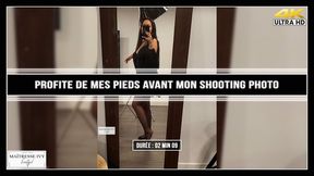 Profite de mes pieds avant mon shooting photo 4K