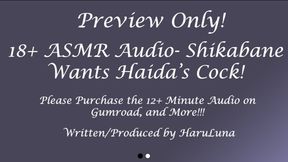 [F4M] 18+ ASMR Audio - Shikabane Wants Haida's Cock!