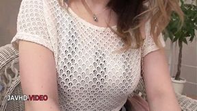 Sultry busty mature woman enjoys hot Asian creampie fun afterwards
