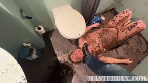 Filthy mud pig in a hotel room - Master Bex - MP4 SD