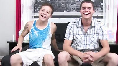 Skyler Daniels gets barebacked by Tyler White and takes a hot load