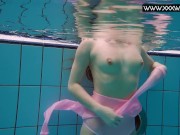 Liza Bubarek enjoys swimming
