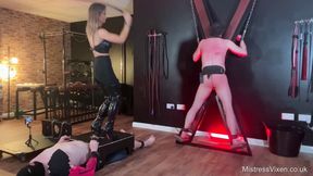 Stepping and whipping