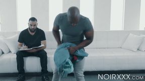 Muscular Max Konnor lay down and allowed me to enter his meaty butt