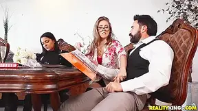 Charles Fucks His Busty Wedding Planner With Lena Paul And Charles Dera