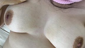 The Most Beautiful Arab Chest. My Gulf Wife's Jokes Are From Her Chest and Her Big Pussy