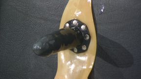 Kinky games in green rubber