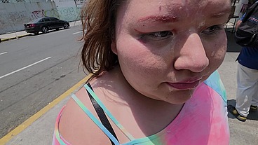 Doing cumwalks with lots of thick cum on my face, through the city with lots of people watching me, is what I always want