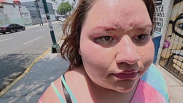 Doing cumwalks with lots of thick cum on my face, through the city with lots of people watching me, is what I always want