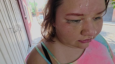 Doing cumwalks with lots of thick cum on my face, through the city with lots of people watching me, is what I always want