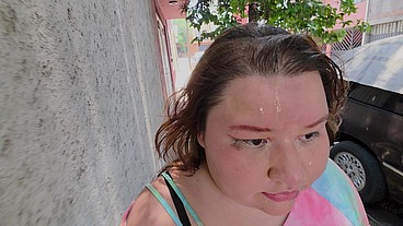 Doing cumwalks with lots of thick cum on my face, through the city with lots of people watching me, is what I always want