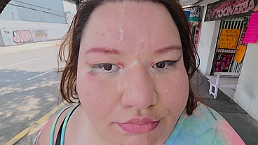 Doing cumwalks with lots of thick cum on my face, through the city with lots of people watching me, is what I always want