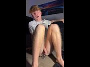 Dildo riding with Leo_gingerr😈