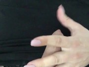 Hot blonde crossdresser masturbates and eats spunk