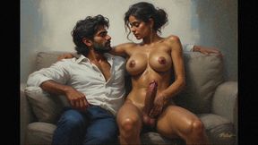 Cheating gf with stepfather and his friends teen gangbang sex