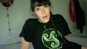 Hippie stepsister turns trans and begs you to fuck her in sultry roleplay