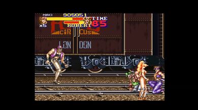 Maki pixel fight mod gives choked gushing blonde cartoon finale