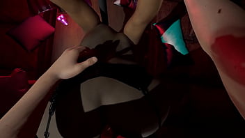 POV Black BBW Samantha in a BDSM Bachelorette Party