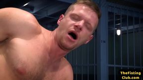 Tattooed Hunk Rims Then Fucks and Fists Muscular Bottom Hard–Core