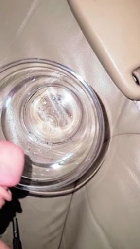 Giving her piss to drink on our drive