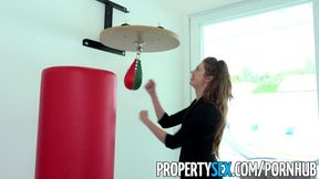 Property Sex featuring Elena Koshka and Chuck's small tits clip