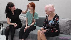LORA and SALMA - Pathetic bitch for two MILF Mistresses!