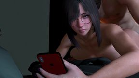 3D Big Boobs Slut Asian Whore Got Pussy Fucked by Old Big Cock