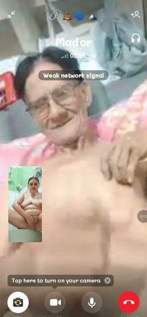 Video call sex to my chubby sexy wife