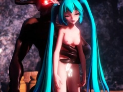 Slave Miku Ravaged By A Demon