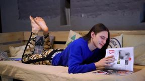 Dennis Boer Slowly Milks His Big Uncut Dick In Solo Gay Masturbation Scene