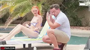 Oiled Up Stepdaughter With Gracey Snow