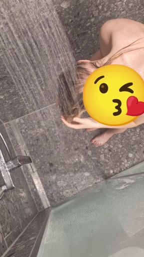 Are You Soaping Me up? Swiss Girl in the Shower
