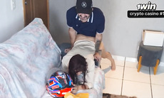 A dissolute and insane Brazilian gal playing a prank on a delivery guy in super penetrating hot xxx Brazilian porn!