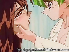 Anime lesbians in japanese hentai porn