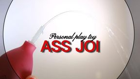 ASS JOI: personal play toy (water enema experience)