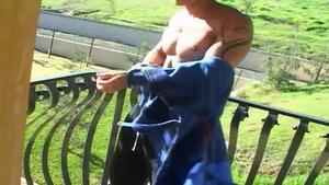 Next Door Male: Alexy's Chiseled Abs Get Covered in Cum
