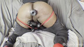 Butt Blowjob Part Three - Greedy Hole Slurps on Toys