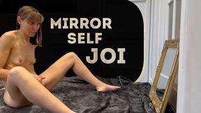Mirror Self Orgasm Instructions with Self Dirty Talk Edging (HD)