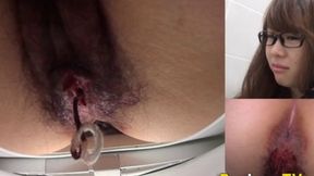 Japanese Hottie Pissing on Camera: Explicit TV XXX