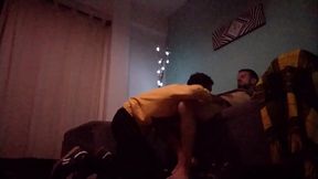 Atendiendo a mi macho peludo como corresponde...