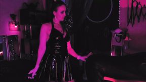 Dominatrix Eva Latex Fetish Goddess Pvc Vinyl Strapon Fuck Slave Anal BDSM Femdom Mistress Sexy Hot MILF