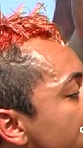 Two Sexy Latino Boys Fucking Bareback in Beach for Fun Exhib