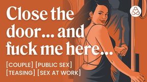 ASMR Audio Porn: Public Bathroom Sex with Your Husband - Fuck at Work &amp; Teasing - Erotic Audio Roleplay for Women