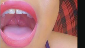 Opening mouth