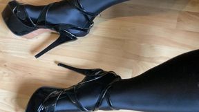 Latex Gloves, Spandex and High Heels