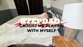 stepdad caught me masturbating and fucked me raw till he came and gave me a nice facial