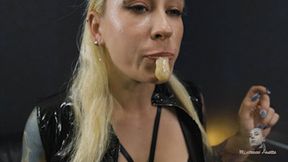 POV - Snotty spit on your tongue HD MP4