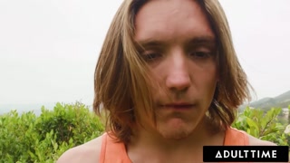 ADULT TIME - MILF Savanah Storm Is Caught Masturbating In Her Backyard By Pervert Voyeur Neighbor